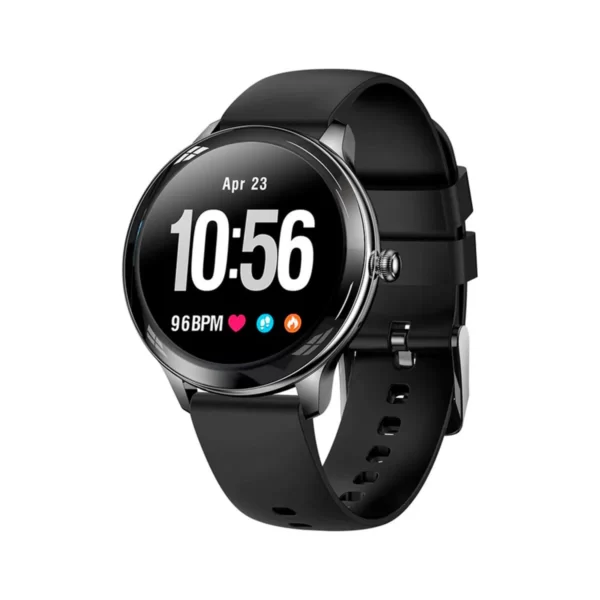 Pametni Sat / Smart Watch COLMI V33 Black Veličina zaslona: 1,28" / TFT Rezolucija: 240 x 240 px Kapacitet baterije: 200 mAh Potrošnja baterije i punjenje: do 20 dana Standby / 5 - 7 dana - režim rada Bluetooth: 5.0 i noviji Kompatibilnost: Android 4.4 i noviji, iOS 9.0 i noviji Aplikacija: Da Fit IP stupanj zaštite: IP67 LED chip: RTL8762C Način punjenja:  2pin magnetni kabel (uključen u pakiranje) /  2 - 3 h do pune baterije Obavijesti o porukama: Skype, Whatsapp, Facebook, Twitter, Viber, Wechat i ostalo Podržane funkcije: 7 sportskih aktivnosti (potrošnja kalorija i pređene udaljenosti), alarm, vremenska prognoza, kalkulator,... Boja artikla: zlatna Materijal: legura (display) / silikon (narukvica) Neto težina display-a: 0,041 kg Dimenzije display-a: 42 x 46 x 10,3 mm Neto težina narukvice: 0,015 kg Dimenzije narukvice: širina - 20 mm, podesiva duljina 148 - 235 mm