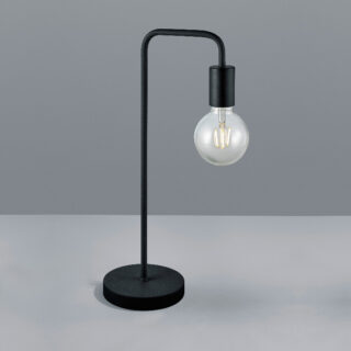 Metalna Stolna Lampa DIALLO Black 15x51cm