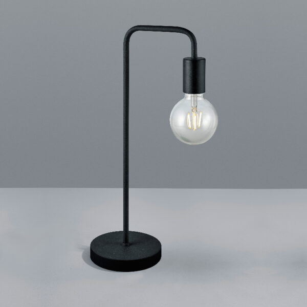 Metalna Stolna Lampa DIALLO Black 15x51cm