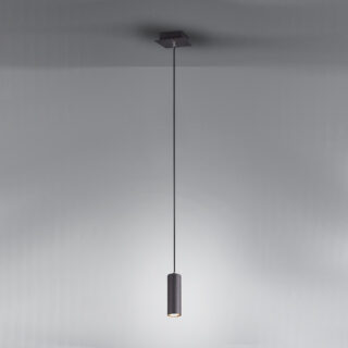 Metalna Visilica / Luster MARLEY Black Mat 12x150cm