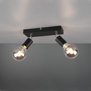 Spot Lampa VANNES Black 2xE27