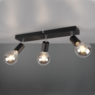 Spot Lampa VANNES Black 3xE27