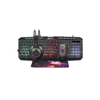 Gaming Set 4u1 Tastatura Miš Podloga Slušalice X-TRIKE CMX