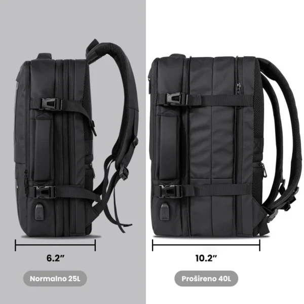 Višenamjenski Vodootporni Ruksak za Laptop KINGSLONG 15,6"/17" - Image 3