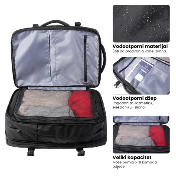 Višenamjenski Vodootporni Ruksak za Laptop KINGSLONG 15,6"/17" - Image 2