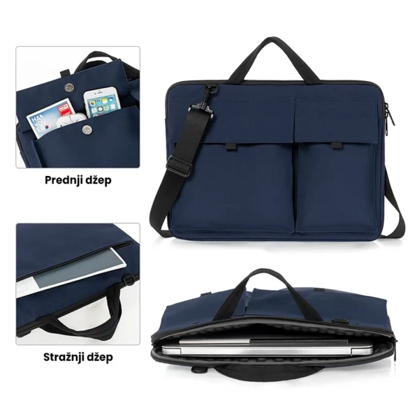 Vodootporna Torba za Laptop KINGSLONG 15,6 Blue - Image 2