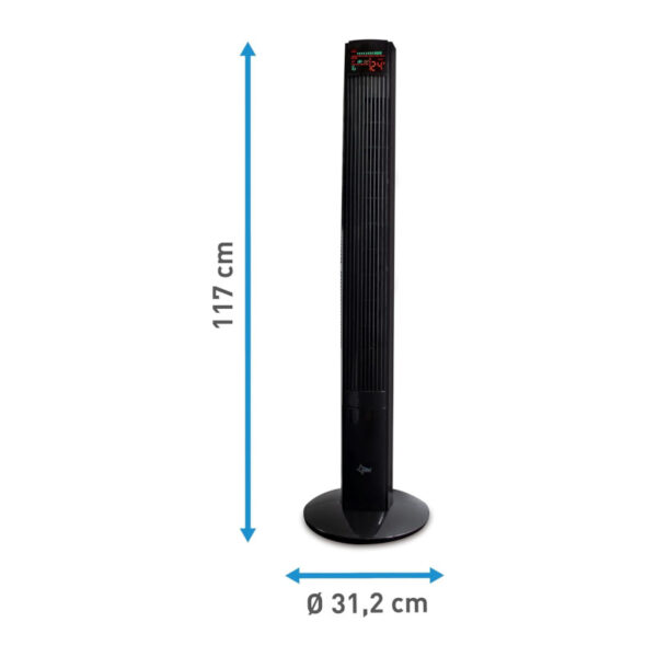 Stupni Ventilator SUNTEC CoolBreeze Black sa Daljinskim - Image 2