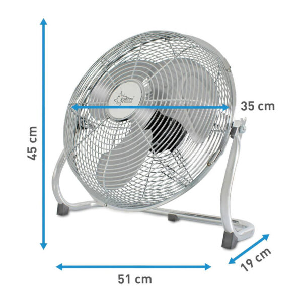 Kromirani Podni Ventilator SUNTEC CoolBreeze 3500BV 50W - Image 2