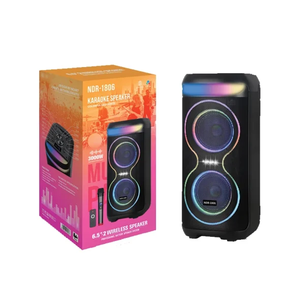 Bluetooth Zvučnik NDR-1806 sa Mikrofonom FM/USB/TF/TWS - Image 3
