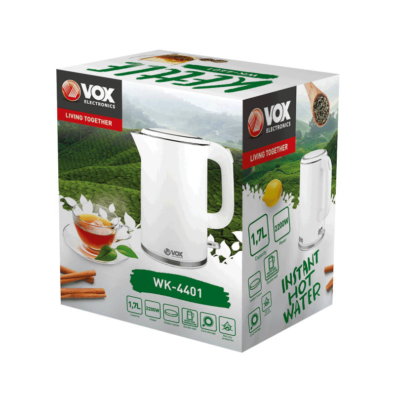 Kuhalo za vodu VOX WK 4401 2200W 1.7L - Image 2