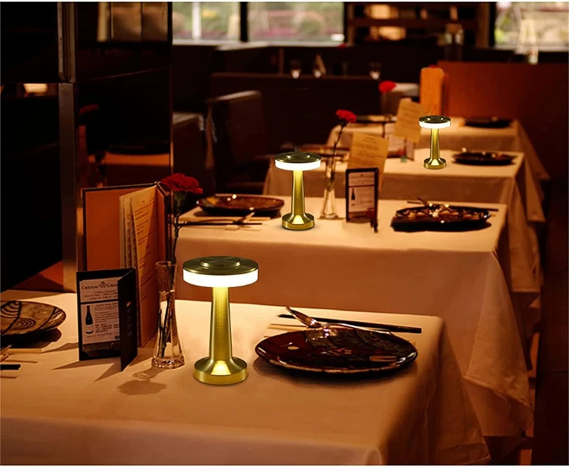 Punjiva Stolna LED Lampa na Dodir GOLD - Image 2