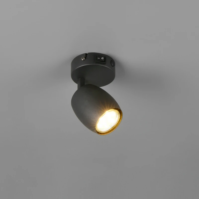 Zidna Spot Lampa NANCY Black Mat 1xGU10 - Image 3