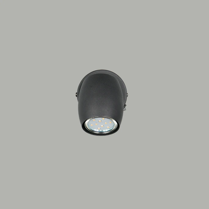 Zidna Spot Lampa NANCY Black Mat 1xGU10 - Image 2