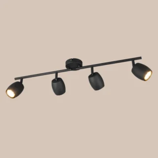 Spot Lampa NANCY Black Mat 4xGU10