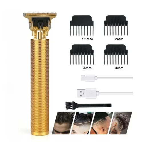 Bežični Trimer Mašinica za Brijanje VINTAGE T9 Gold