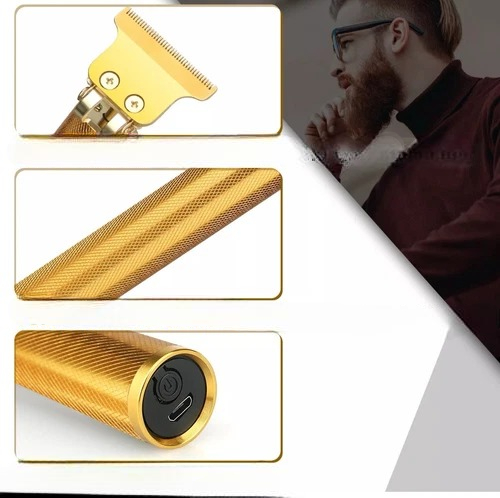 Bežični Trimer Mašinica za Brijanje VINTAGE T9 Gold - Image 4