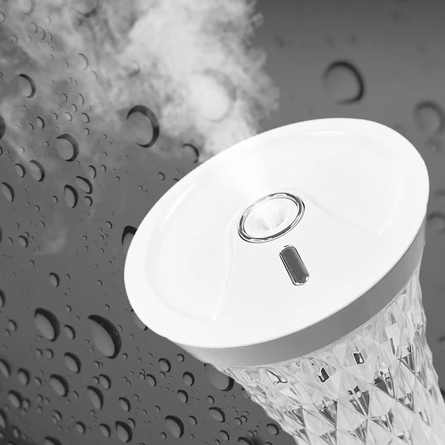 Kristalni Ovlaživač Prostora 2u1 Difuzer Lampa 24cm - Image 4